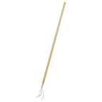 Garden Cultivator with Ash Handle & Stainless Steel Tines GTWH012