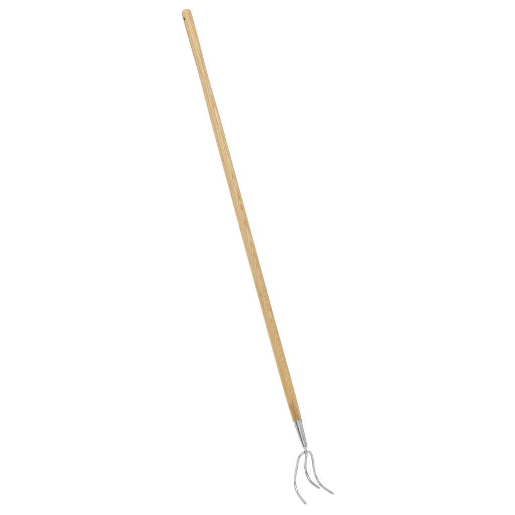 Garden Cultivator with Ash Handle & Stainless Steel Tines GTWH012