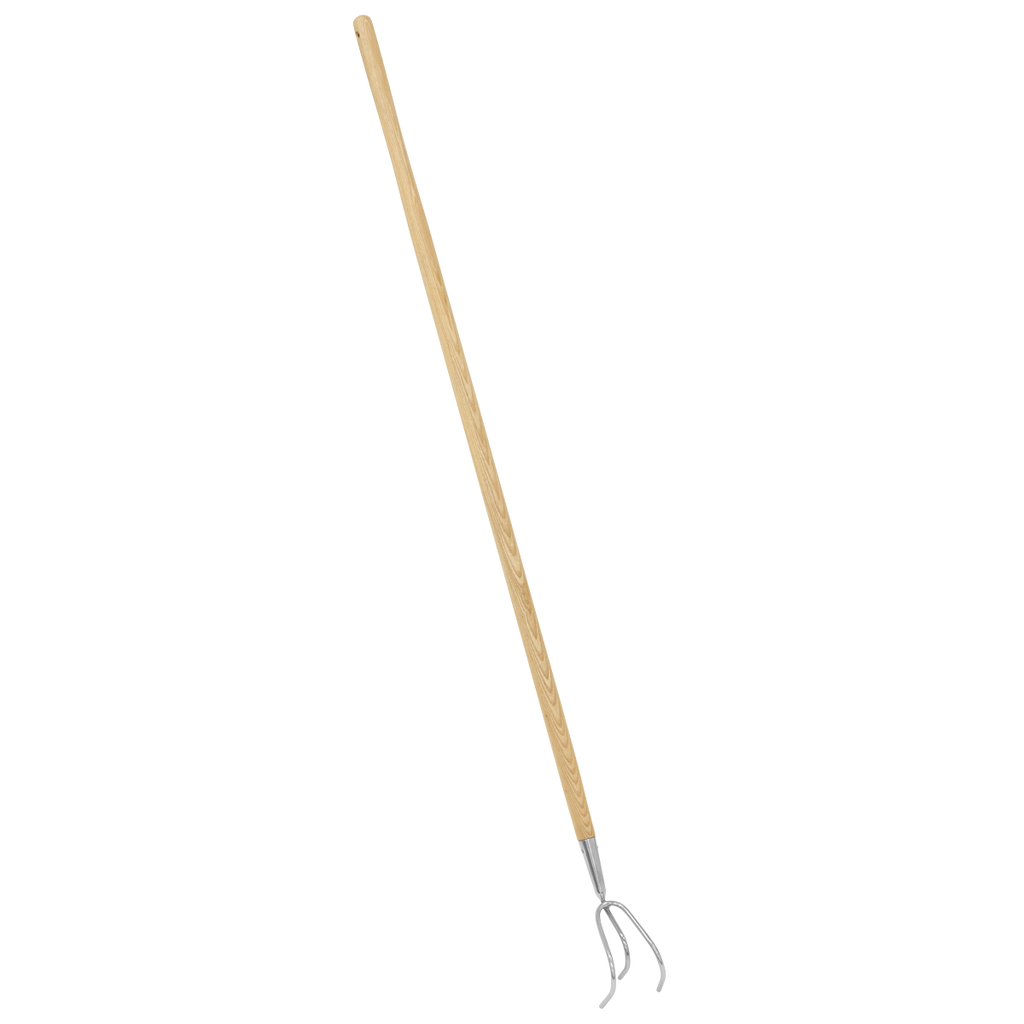 Garden Cultivator with Ash Handle & Stainless Steel Tines GTWH012