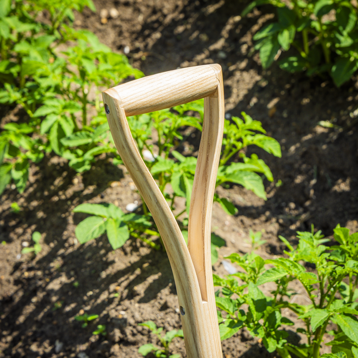 Digging Fork with Ash Y Handle & Stainless Steel Tines GTWH016