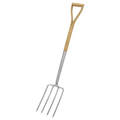 Digging Fork with Ash Y Handle & Stainless Steel Tines GTWH016