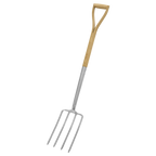 Digging Fork with Ash Y Handle & Stainless Steel Tines GTWH016