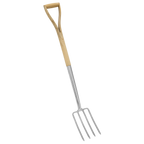 Border Fork with Ash Y Handle & Stainless Steel Tines GTWH018
