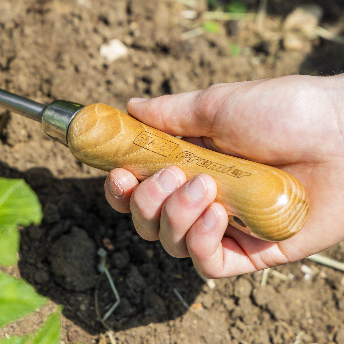 Mini Hoe with Ash Handle & Stainless Steel Blade GTWH019