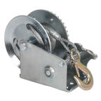 Geared Hand Winch with Cable 540kg Capacity GWC1200M
