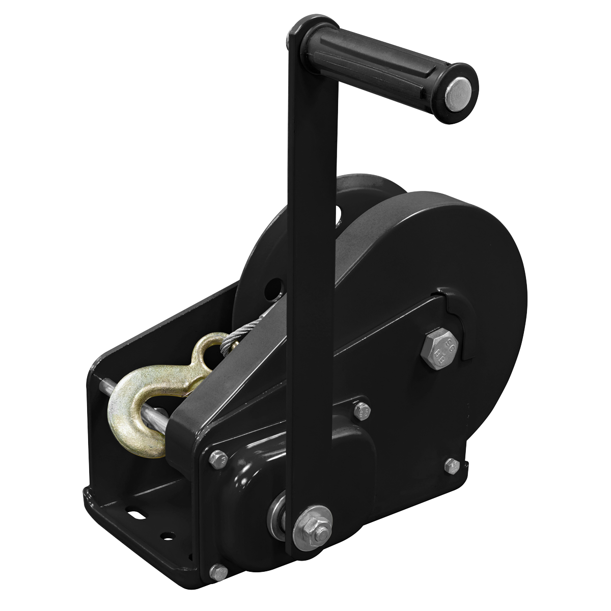 Geared Hand Winch with Brake & Cable 1130kg Capacity GWC2500B