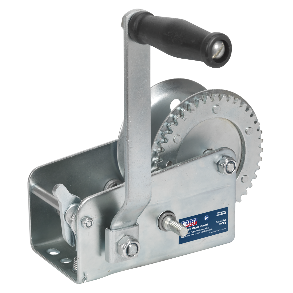 Geared Hand Winch 900kg Capacity GWE2000M