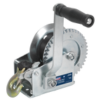 Geared Hand Winch with Webbing Strap 540kg Capacity GWW1200M