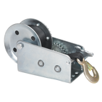 Geared Hand Winch with Webbing Strap 900kg Capacity GWW2000M