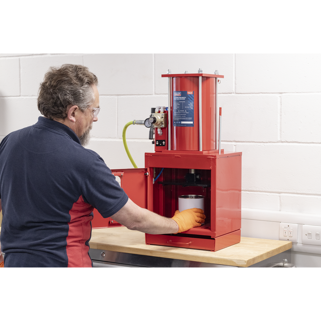 Pneumatic Paint Can Crusher 2.2 Tonne HCC08