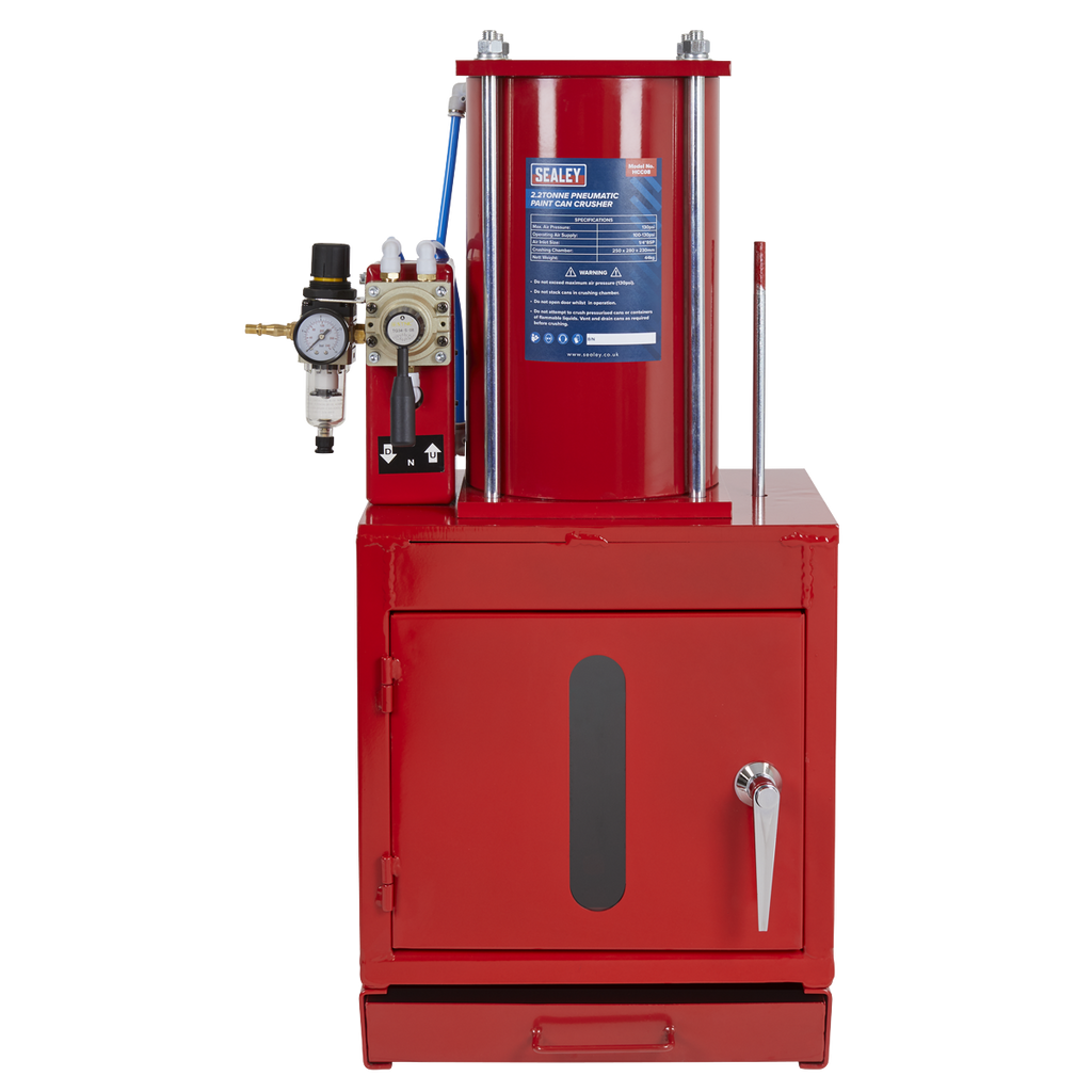 Pneumatic Paint Can Crusher 2.2 Tonne HCC08