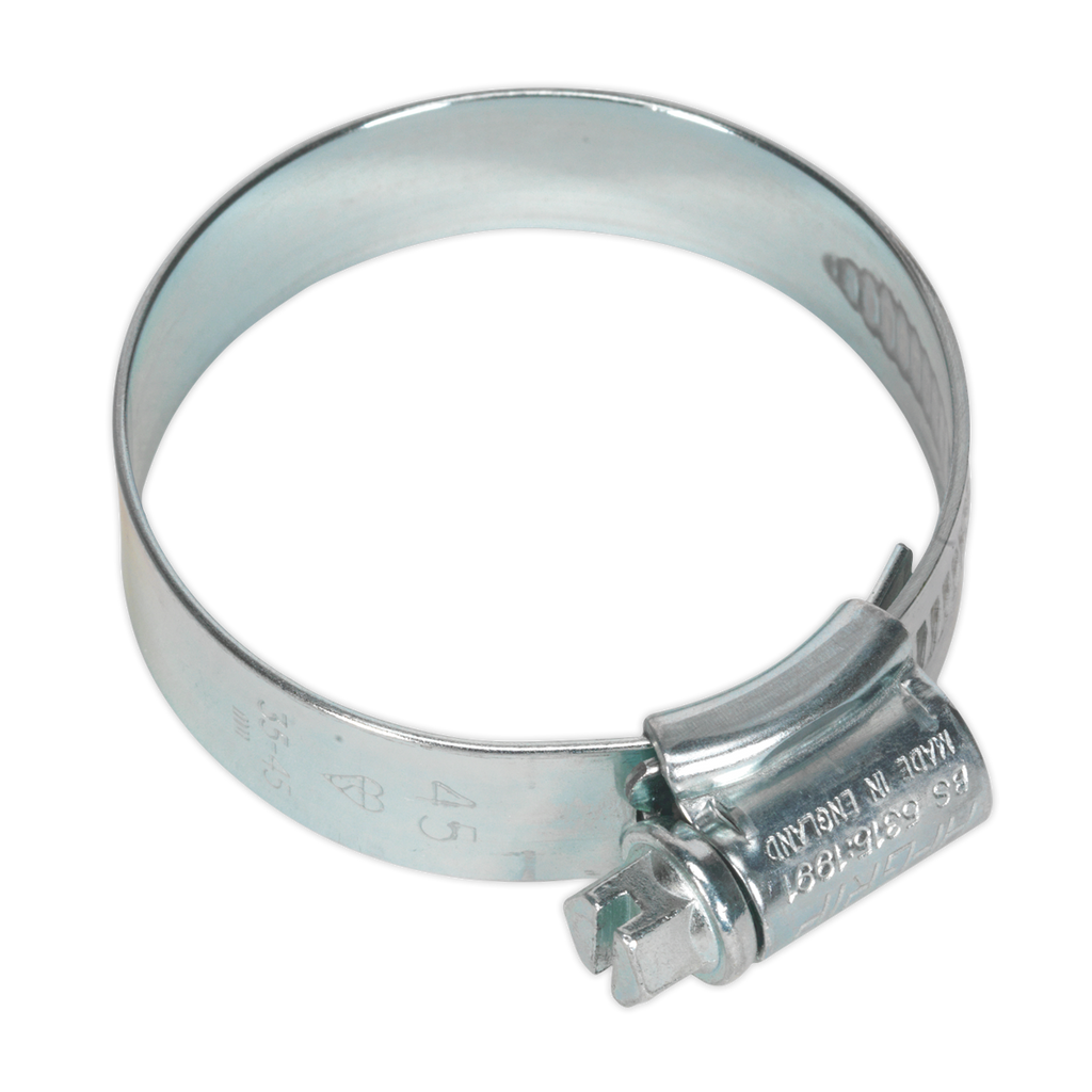 HI-GRIP® Zinc Plated Hose Clip 35-45mm - Pack of 20 HCJ245