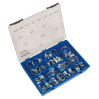 HI-GRIP® Zinc Plated Hose Clip Assortment 9.5-55mm 81pc HCJ85AC