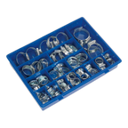 HI-GRIP® Zinc Plated Hose Clip Assortment 9.5-55mm 81pc HCJ85AC