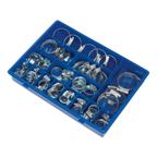 HI-GRIP® Zinc Plated Hose Clip Assortment 9.5-55mm 81pc HCJ85AC