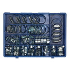 HI-GRIP® Zinc Plated Hose Clip Assortment 9.5-55mm 81pc HCJ85AC
