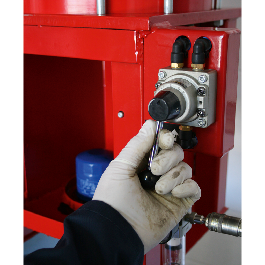 Pneumatic Oil Filter Crusher HFC08