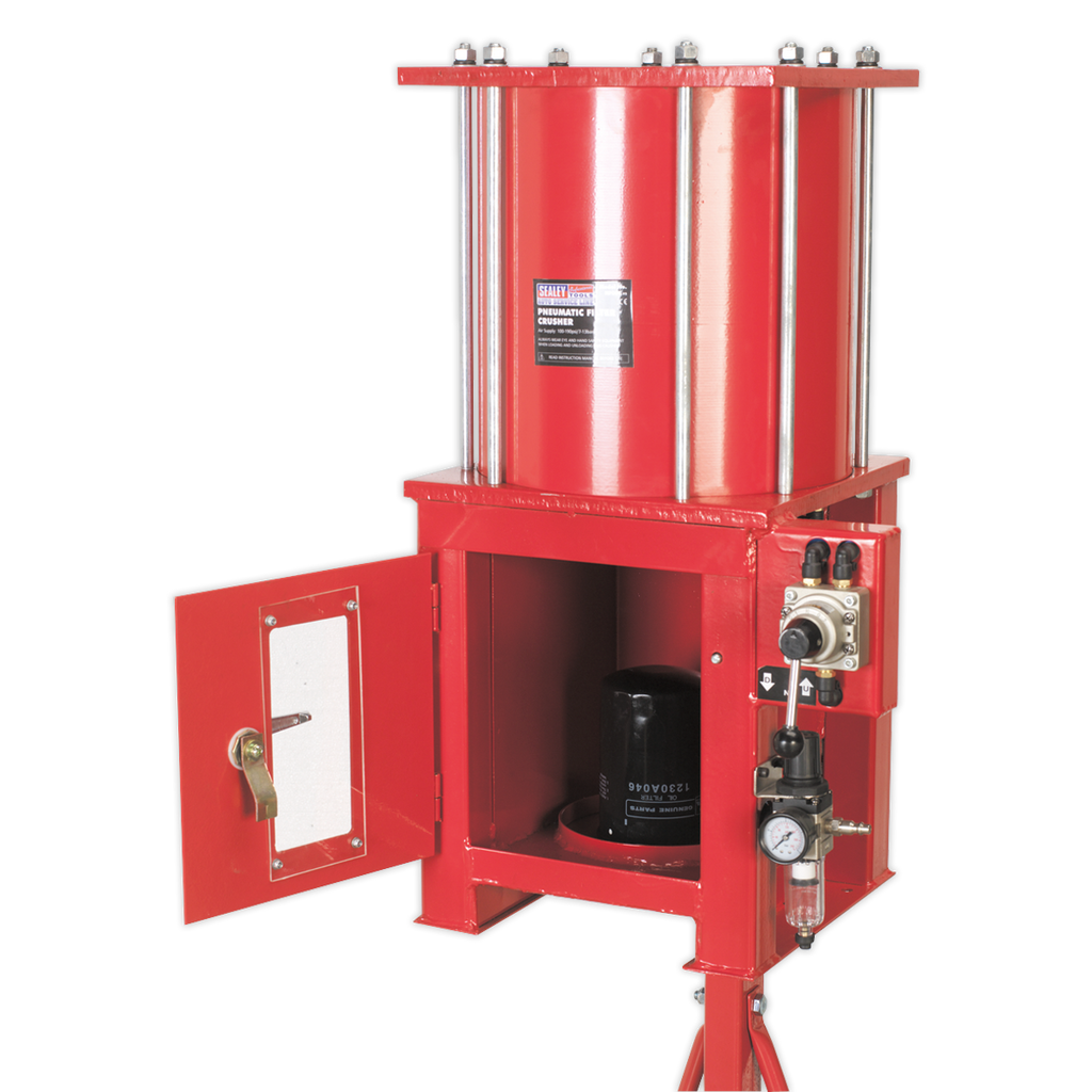 Pneumatic Oil Filter Crusher HFC08