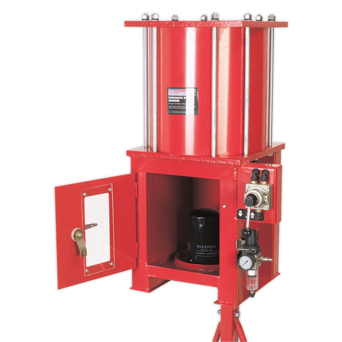 Pneumatic Oil Filter Crusher HFC08