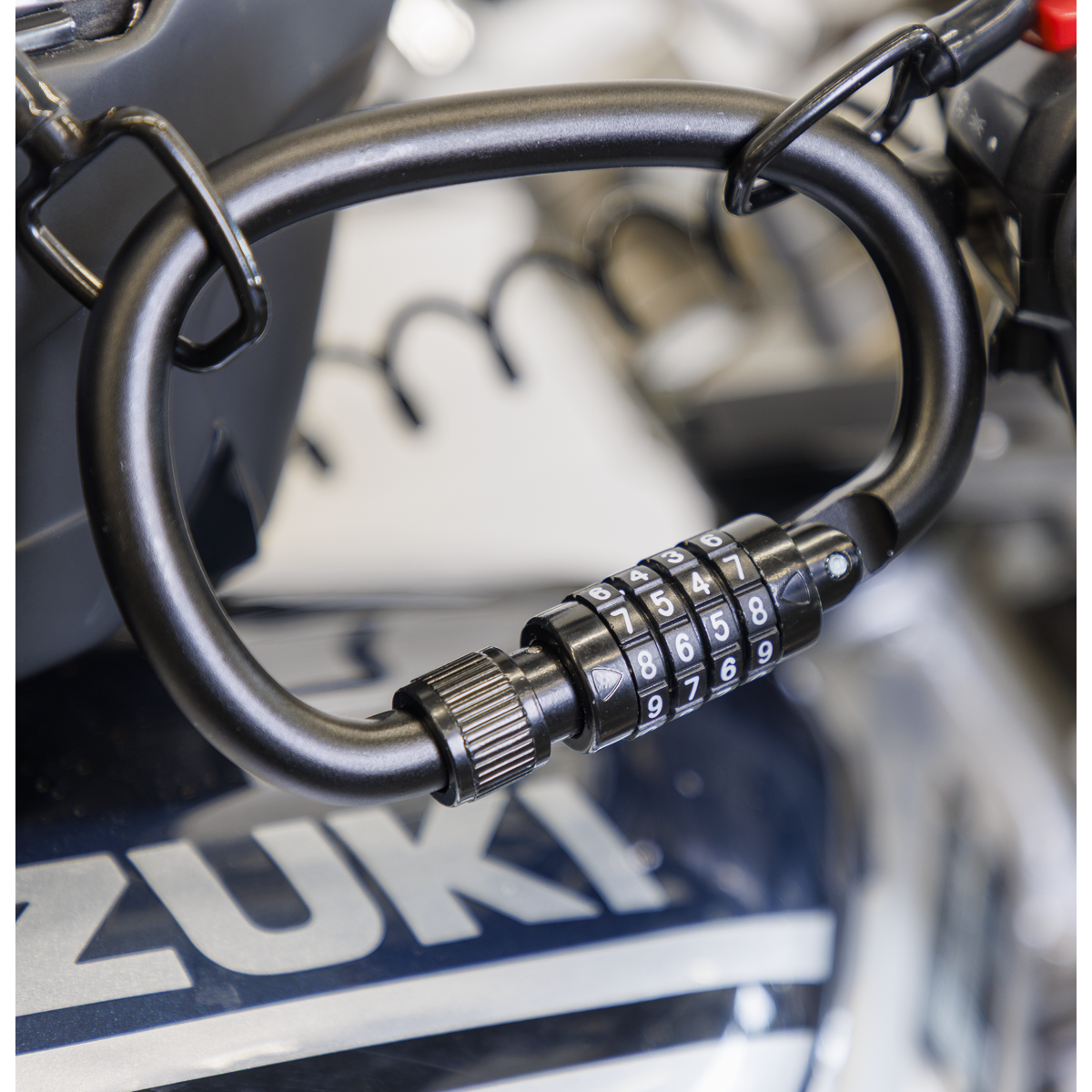 Helmet/Gear Lock with Cable HGL02