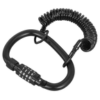 Helmet/Gear Lock with Cable HGL02