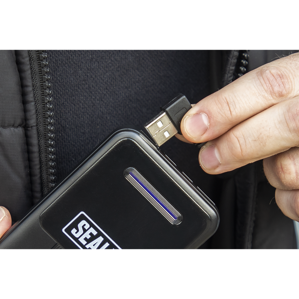 5V Heated Rain Jacket with Power Bank 20Ah - Small HJ05KIT