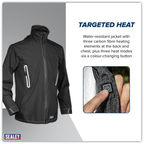 5V Heated Rain Jacket with Power Bank 20Ah - X-Large HJ08KIT