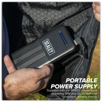 5V Heated Rain Jacket with Power Bank 20Ah - X-Large HJ08KIT