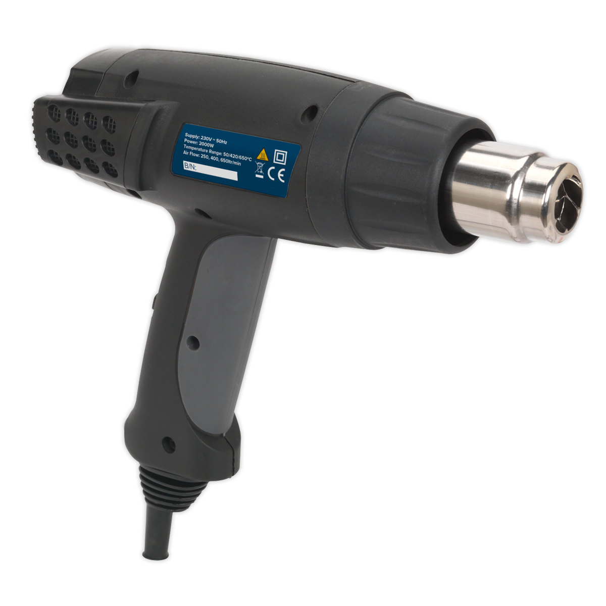 1800W 3-Speed Heat Gun 50/420/650ºC HS100