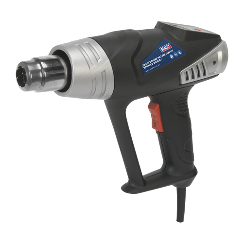 2000W Deluxe Heat Gun Kit with LCD Display 80-600°C HS104K
