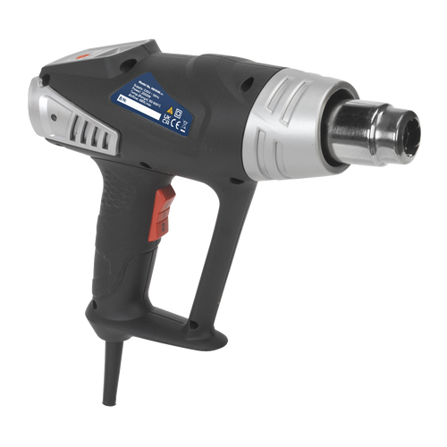 2000W Deluxe Heat Gun Kit with LCD Display 80-600°C HS104K