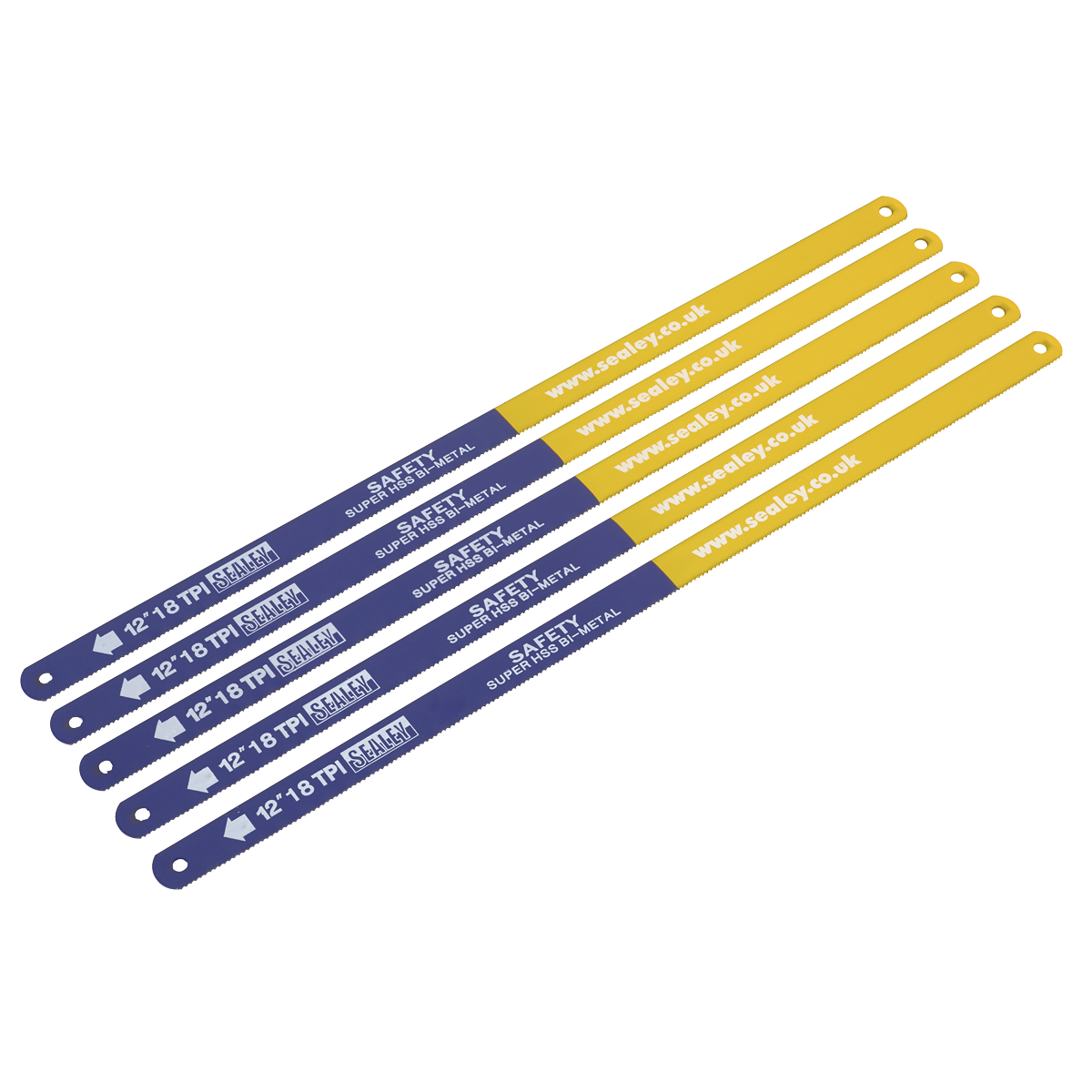 HSS Bi-Metal Hacksaw Blade 18tpi 300mm - Pack of 5 HSB0518