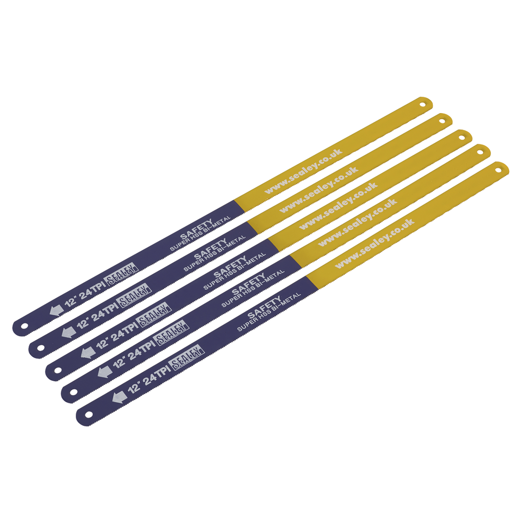 HSS Bi-Metal Hacksaw Blade 24tpi 300mm - Pack of 5 HSB0524