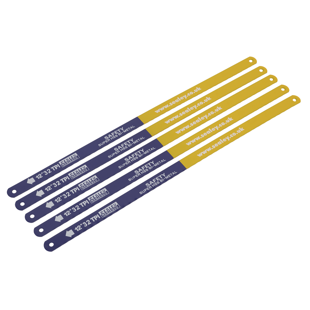 HSS Bi-Metal Hacksaw Blade 32tpi 300mm - Pack of 5 HSB0532