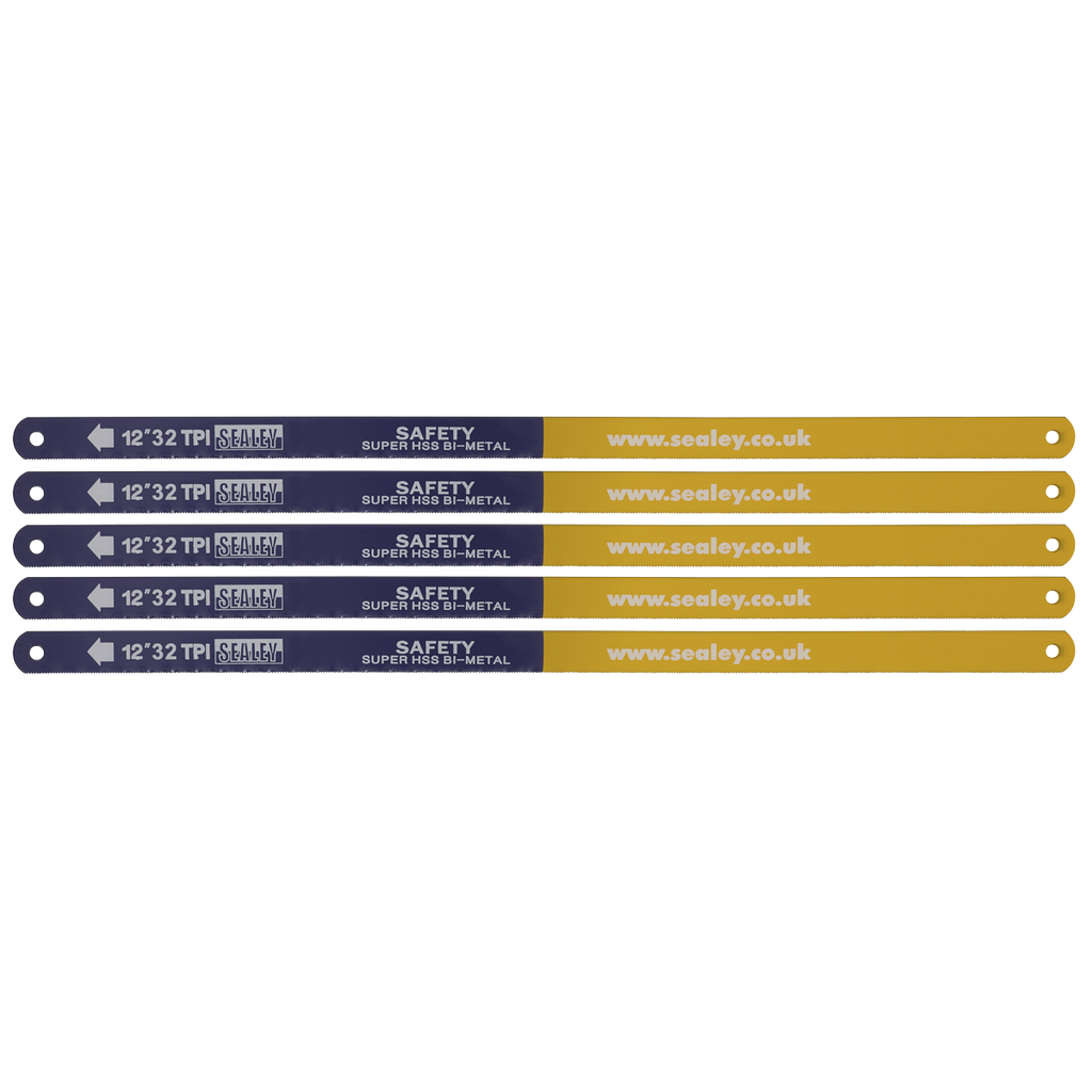 HSS Bi-Metal Hacksaw Blade 32tpi 300mm - Pack of 5 HSB0532
