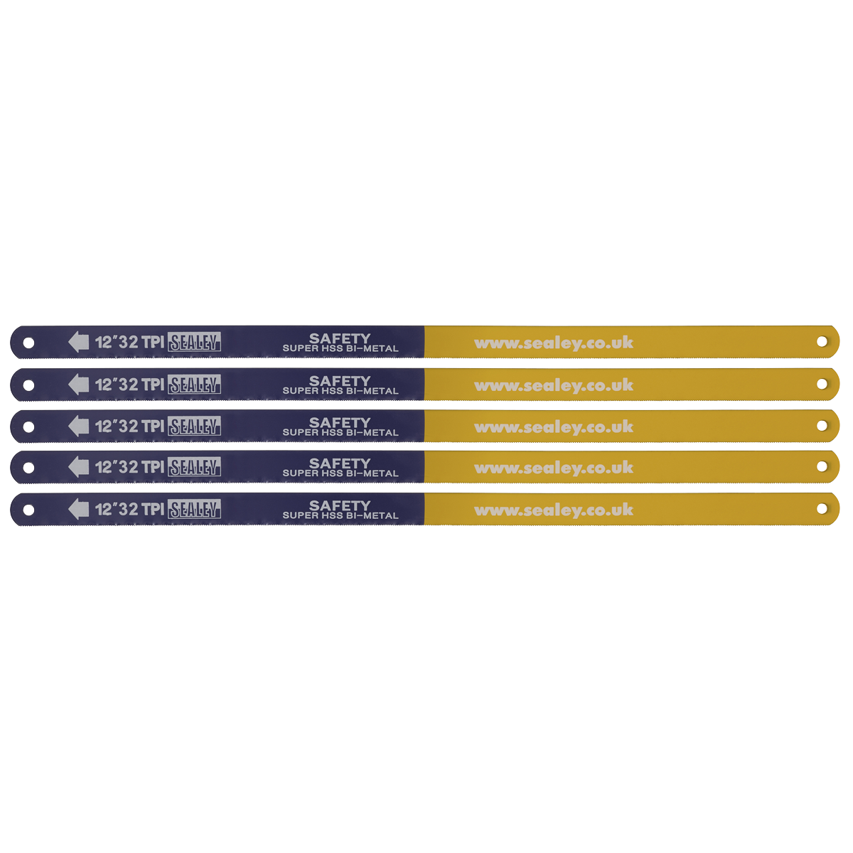 HSS Bi-Metal Hacksaw Blade 32tpi 300mm - Pack of 5 HSB0532
