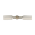 Heat Shrink Butt Connector with Crimp & Solder, Clear - Pack of 25 HSSB25C