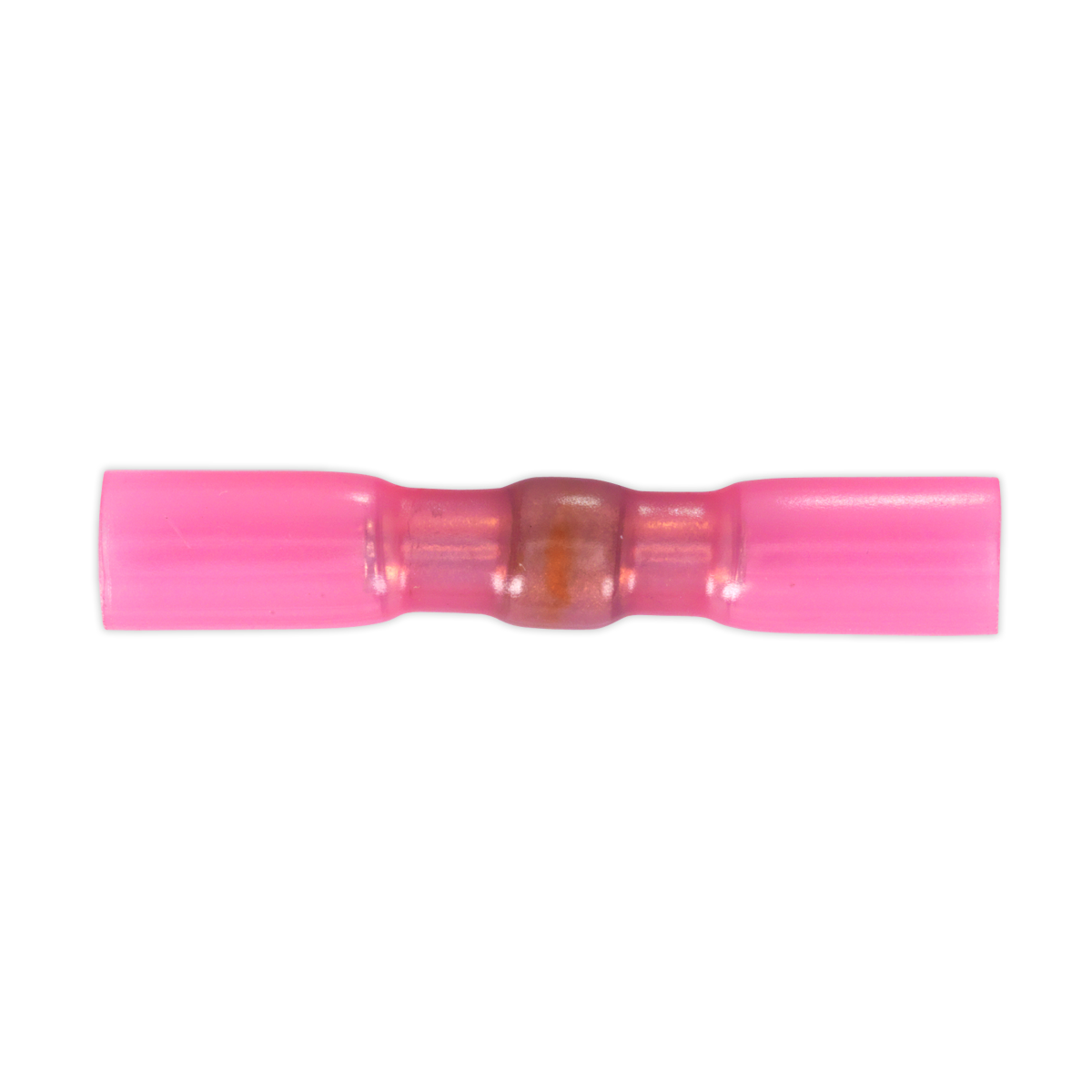 Heat Shrink Butt Connector with Crimp & Solder, Red - Pack of 25 HSSB25R