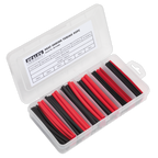 Heat Shrink Tubing Assortment 100mm 95pc - Black & Red HST100BR