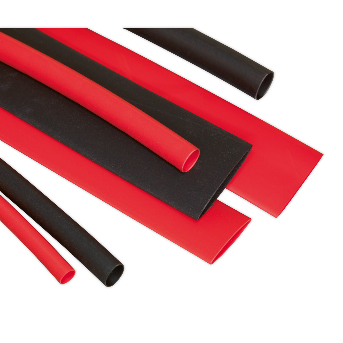 Heat Shrink Tubing Assortment 100mm 95pc - Black & Red HST100BR