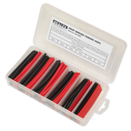 Heat Shrink Tubing Assortment 100mm 95pc - Black & Red HST100BR