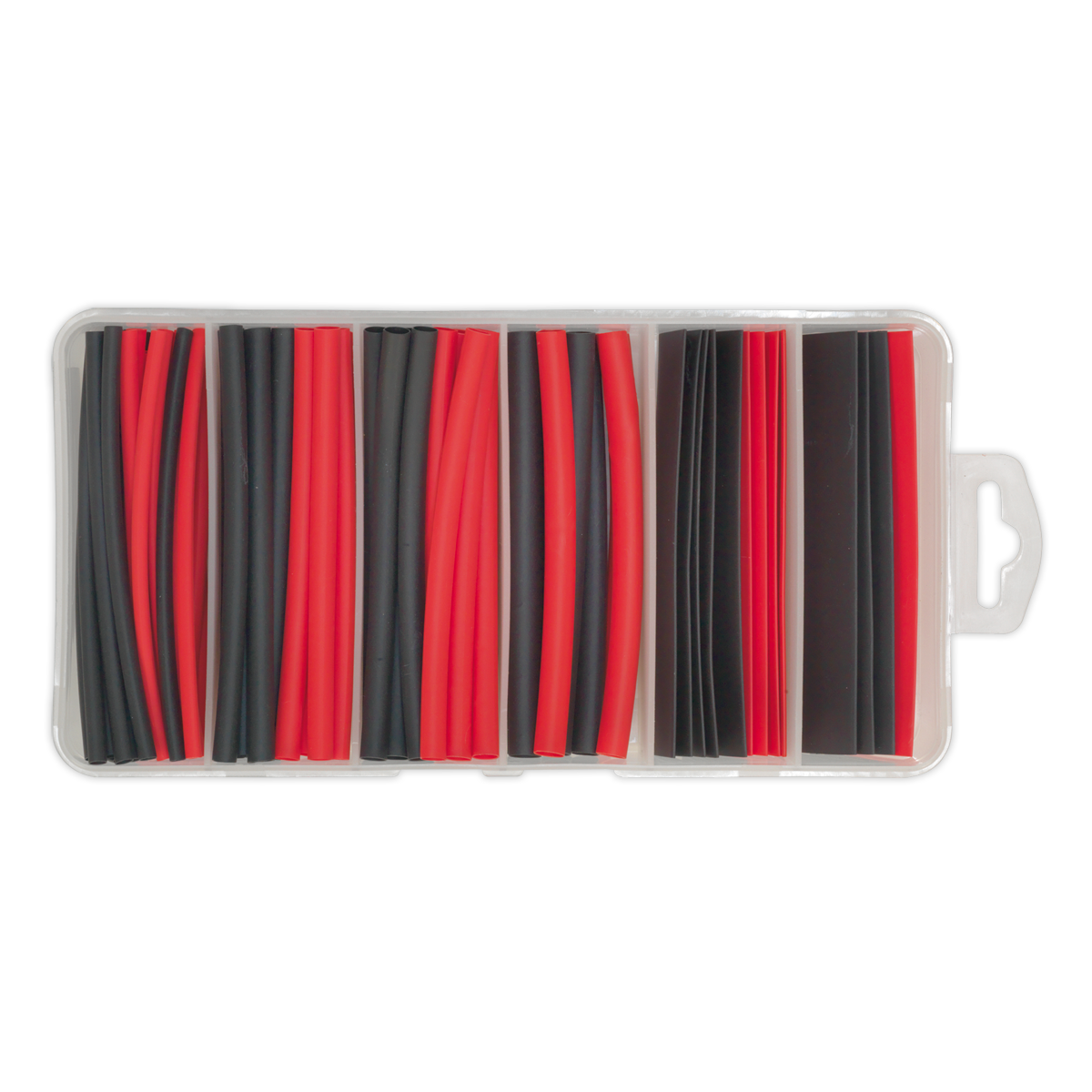 Heat Shrink Tubing Assortment 100mm 95pc - Black & Red HST100BR