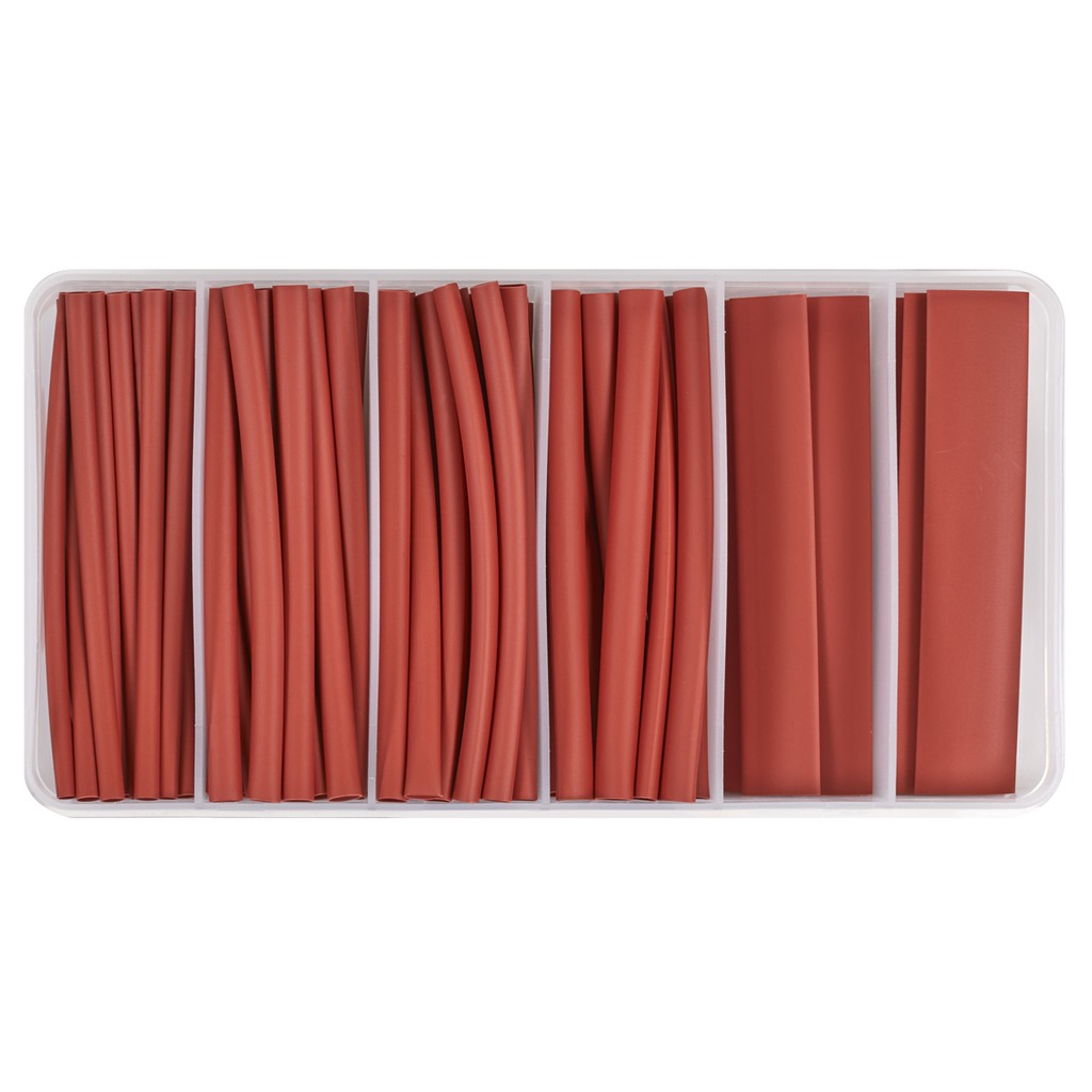 Heat Shrink Tubing Assortment 100mm 95pc - Red HST100R