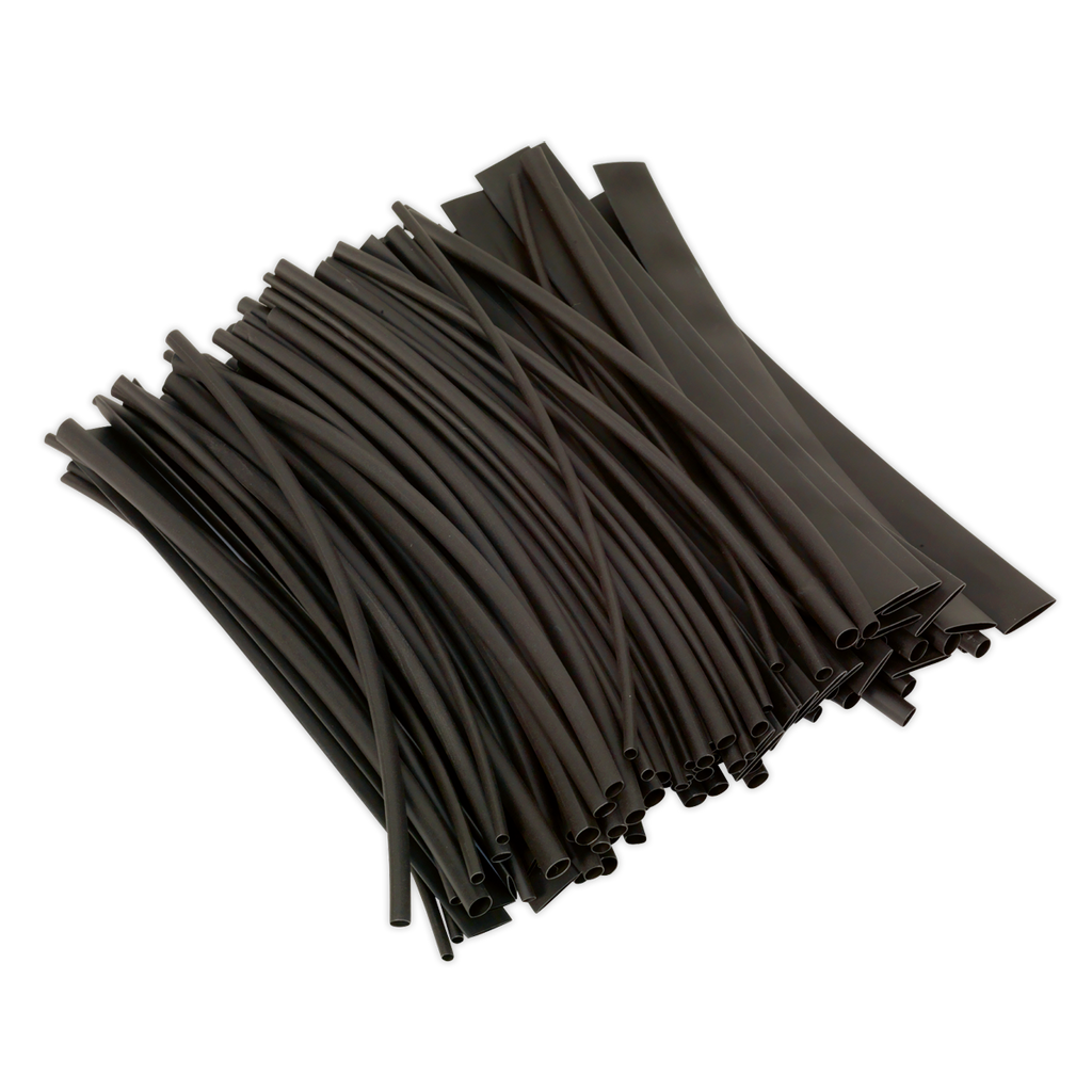 Heat Shrink Tubing 200mm 100pc - Black HST200B
