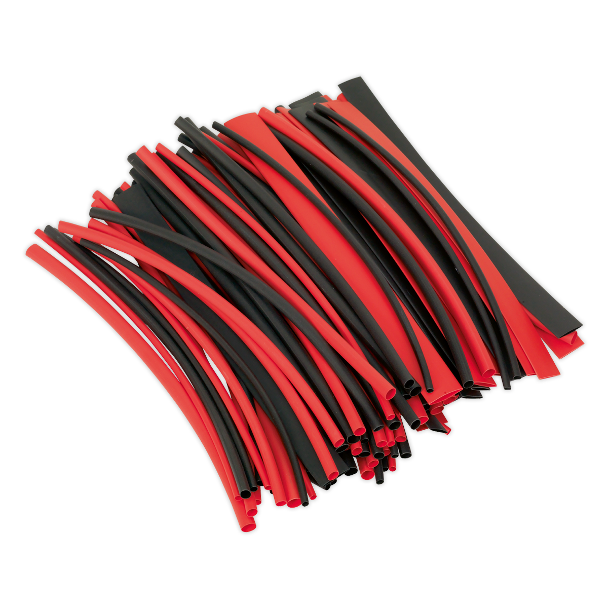 Heat Shrink Tubing 200mm 100pc - Black & Red HST200BR