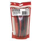 Heat Shrink Tubing 200mm 100pc - Black & Red HST200BR