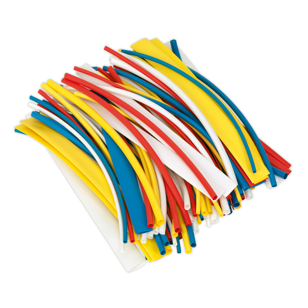 Heat Shrink Tubing 200mm 100pc - Mixed Colours HST200MC
