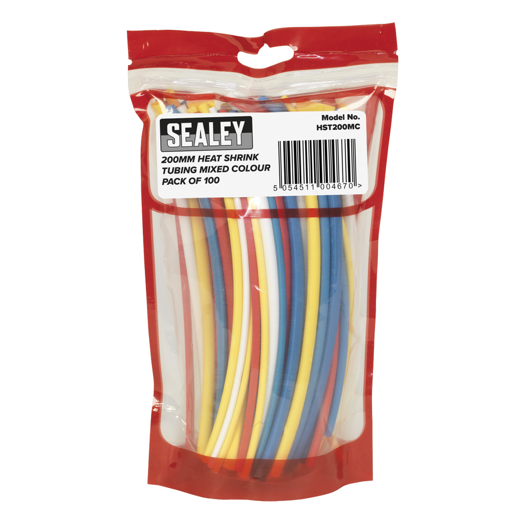 Heat Shrink Tubing 200mm 100pc - Mixed Colours HST200MC