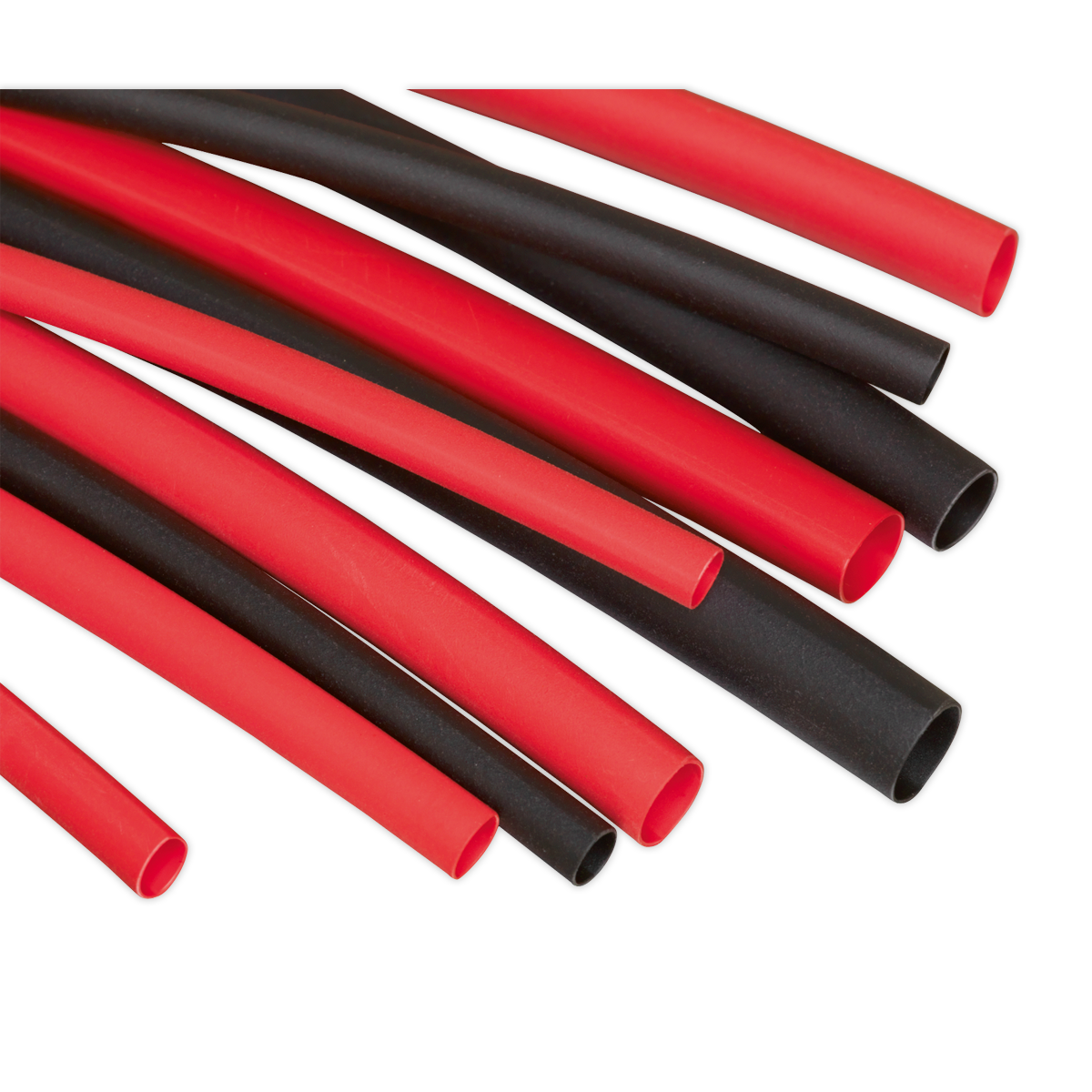 Heat Shrink Tubing Assortment 50 & 100mm 180pc - Black & Red HST501BR