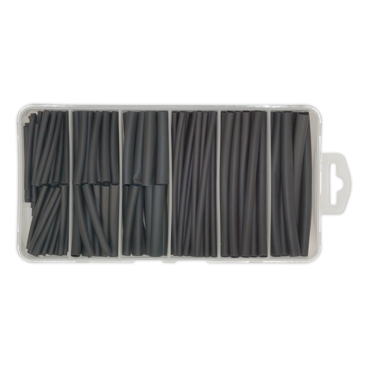 Heat Shrink Tubing Assortment 50 & 100mm 180pc - Black HST501B